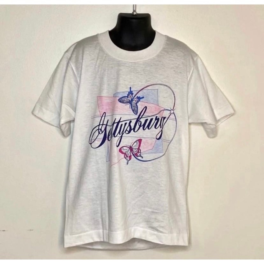 Retro 1990s Gettysburg Pennsylvania Butterfly T-shirt